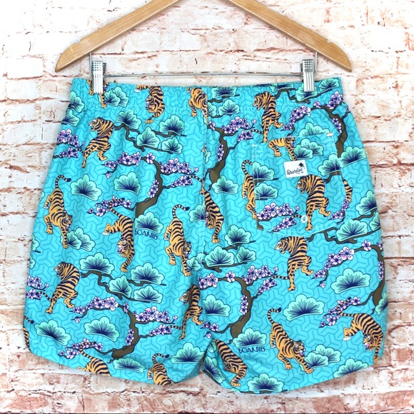 Boardies Tora Tiger Cherry Blossoms Board Shorts
